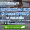 CDR for Chemical Engineer (ANZSCO: 233111) – CDRAustralia.Org