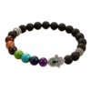 Chakra Shield Bracelet (7 Chakra, Evil Eye & Lava Stone)