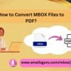 EmailsGuru MBOX to PDF Converter